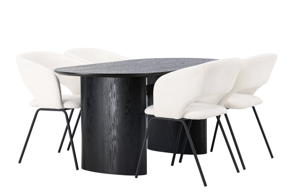 Matgrupp DAY & ISOLDE Off-White/ Svart