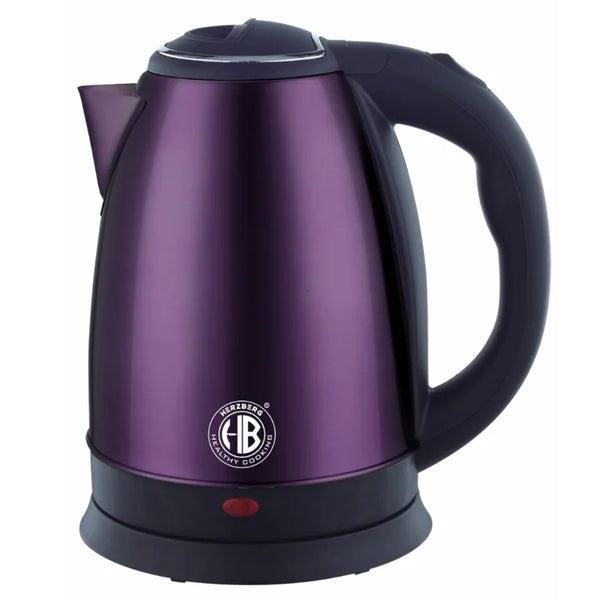 Vattenkokare HERZBERG 1,8L 1500W Rostfritt Stål Lila