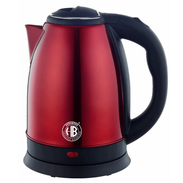 Kettle HERZBERG 1.8L 1500W Stainless Steel Red