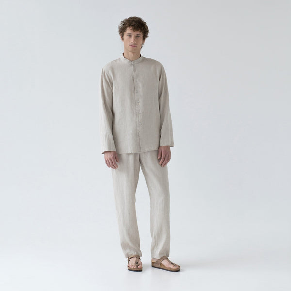 Linen Currant Loungewear Set - Melange