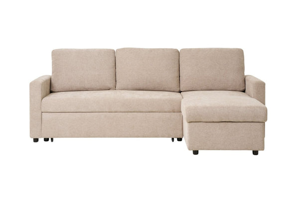 Divansoffa BELFAST Polyester Mörk Sand