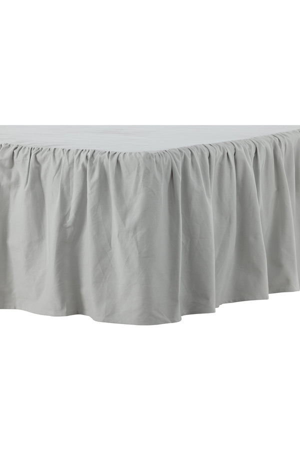 Bed covers PIXY Cotton 200x180cm-Light grey