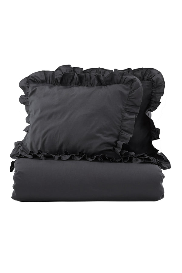 Påslakanset LEVI Bomnull 220x240cm-Antracit