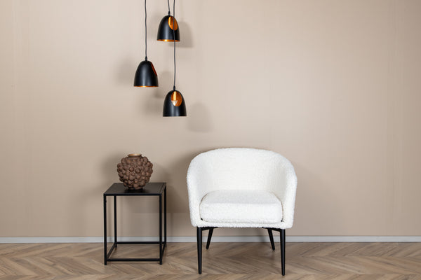 Taklampa ELDA PVC LED E27-Svart