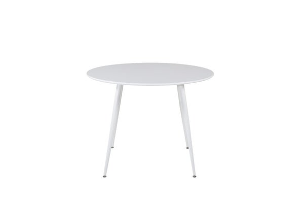 DINING TABLE PLAZA MDF ⌀100 cm-White