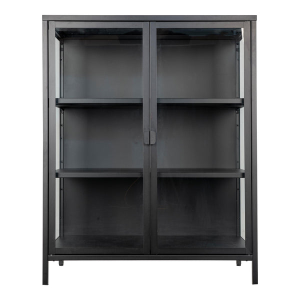 Skåp BRISBANE Stål 40x80x101.5 Svart