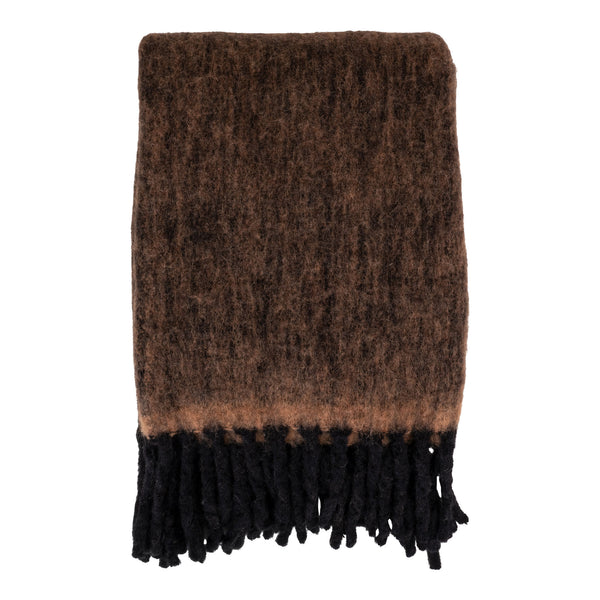 CARMEL Wool Plaid Brown-130x170 cm