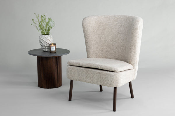 Fåtölj HÄLLSÖ Polyester 80x92x66cm-Beige