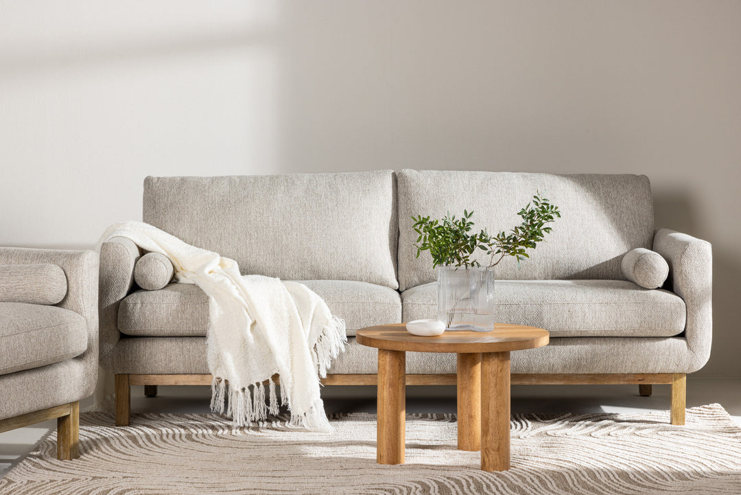 OLYMPOS 3-Sits Soffor Beige