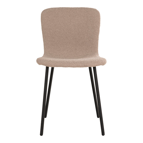 Esszimmerstühle HALDEN Bouclé 52,5x44,5x81,2 Beige-2St