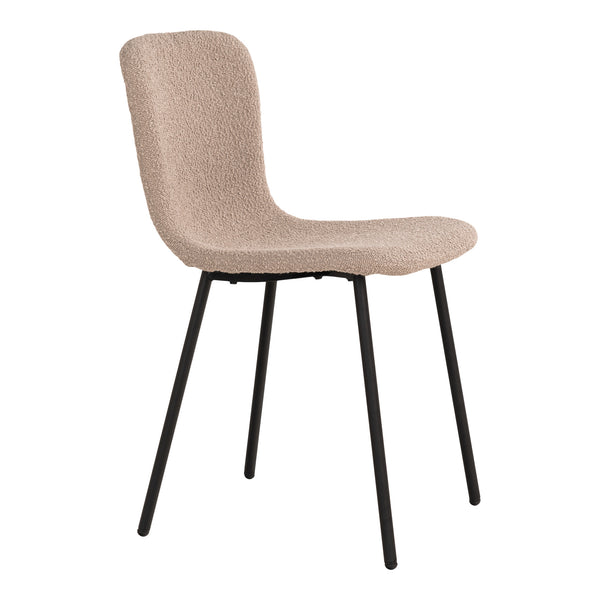 Esszimmerstühle HALDEN Bouclé 52,5x44,5x81,2 Beige-2St