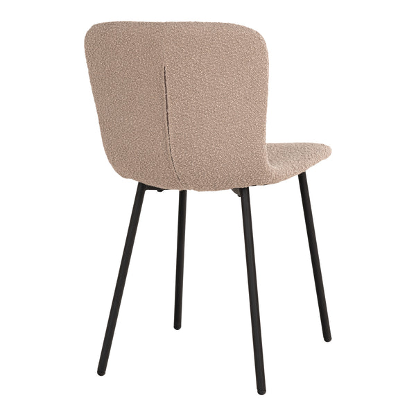 Esszimmerstühle HALDEN Bouclé 52,5x44,5x81,2 Beige-2St