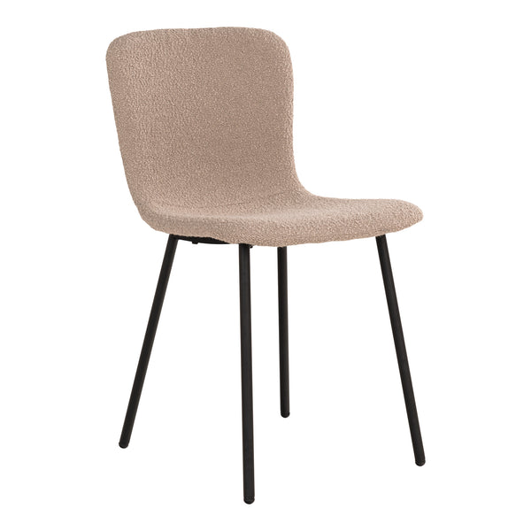 Esszimmerstühle HALDEN Bouclé 52,5x44,5x81,2 Beige-2St