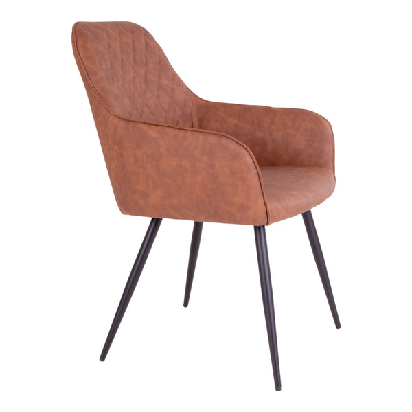 Matstolar HARBO PU 65x57x87 Vintagebrun-2st