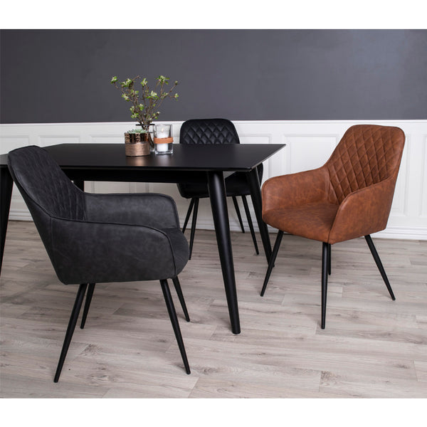 Matstolar HARBO PU 65x57x87 Grå-2st