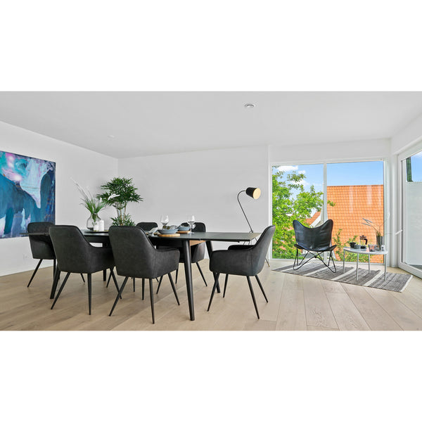 Matstolar HARBO PU 65x57x87 Grå-2st