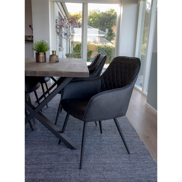 Matstolar HARBO PU 65x57x87 Grå-2st