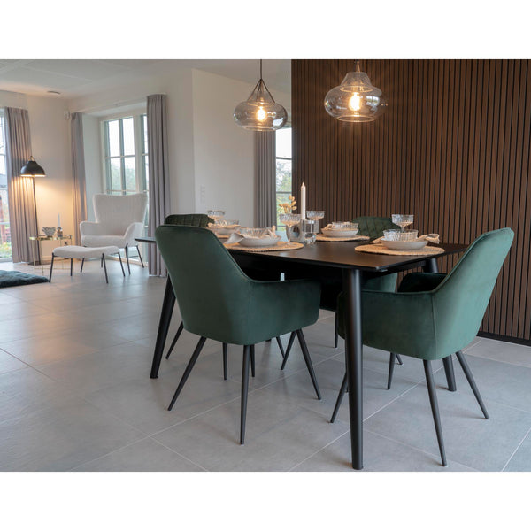 Matstolar HARBO Sammet 65x57x87 Grön-2st
