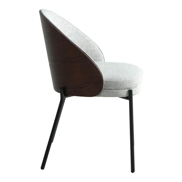 Matstolar CANELAS MDF 53,20x54,2x75 Ljusgrå-2st