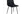 Matstolar MIDDELFART Polyester sammet 55x44x86 Svart-2st