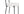 Matstol BADALONA Polyester Vit - 2st