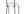 Matstol BADALONA Polyester Vit - 2st