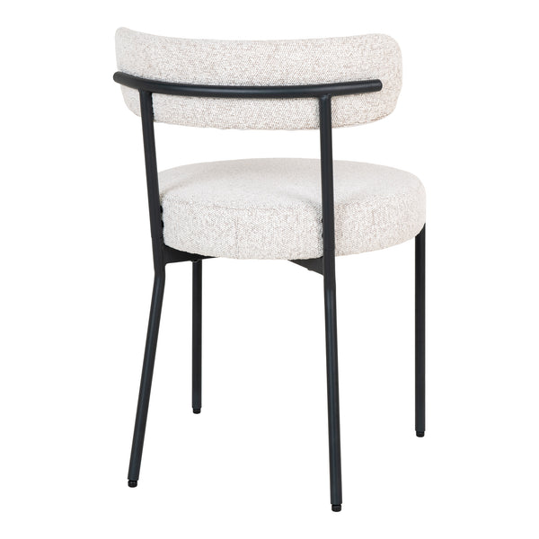 Matstol BADALONA Polyester Vit - 2st
