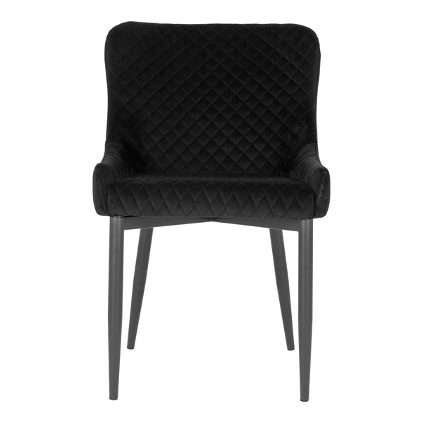 Matstolar BOSTON Sammet 62.5x52x82 Svart-1st