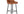 Barstol DALLAS PU 56x48x105 Brun