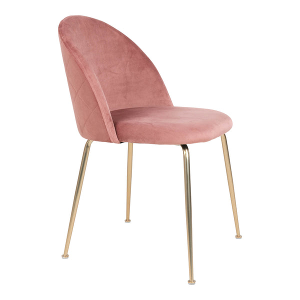 Matstolar GENEVE Sammet 52x51x78 Rosa-2st