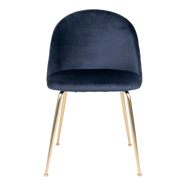 Matstolar GENEVE Sammet 52x51x78 Blå-2st