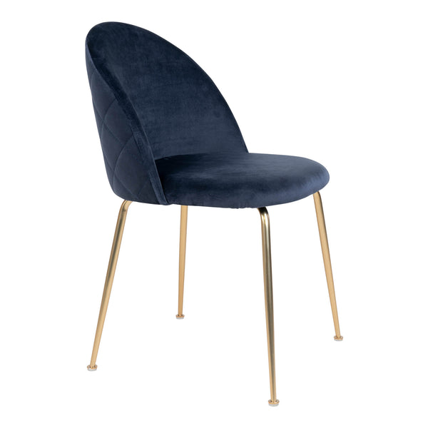 Matstolar GENEVE Sammet 52x51x78 Blå-2st