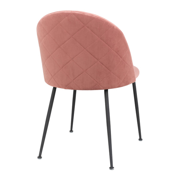 Matstolar GENEVE Sammet 52x51x78 Rosa-2st