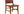 Matstolar PERUGIA Teak trä 53x51x87 Brun-2st