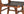 Matstolar PERUGIA Teak trä 53x51x87 Natur/svart-2st