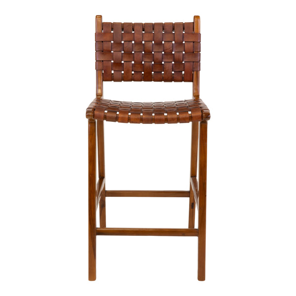 Barstol PERUGIA Teak trä 45.5x46x101 Brun