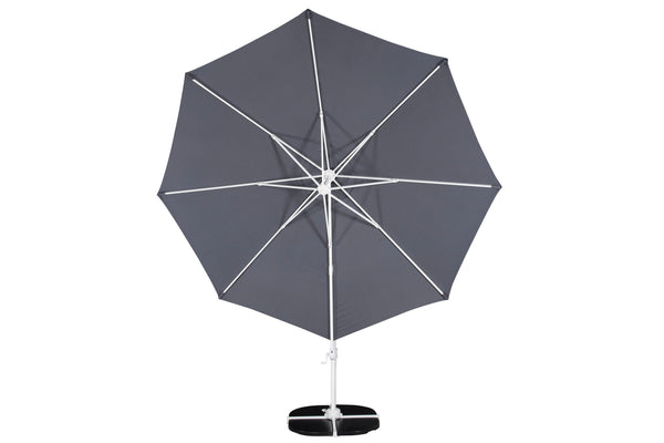 Parasoll LEEDS Aluminium ⌀350 Svart