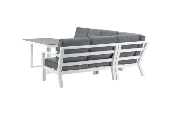 Corner groups BARCELONA Aluminum White/ Grey
