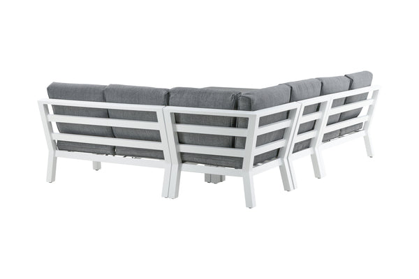 Corner groups BARCELONA Aluminum White/ Grey