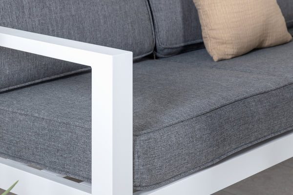 Corner groups BARCELONA Aluminum White/ Grey