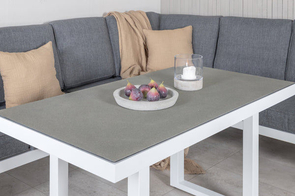 Corner groups BARCELONA Aluminum White/ Grey