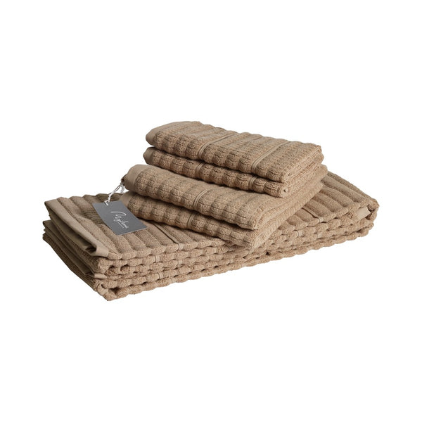 Badhandduk 4st MASUMI Bomull 30X50 Puder