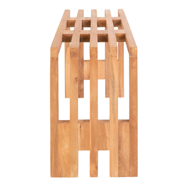Bänk BENIDORM Teak 30x90x49 Natur
