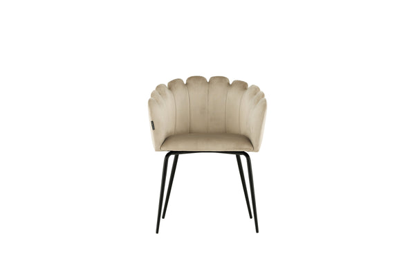 Matstolar LIMHAMN Sammet 76.5x52x51cm Beige-1st