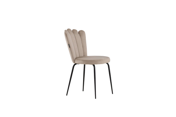 Matstolar LIMHAMN Sammet 82x44x42cm Beige-2st
