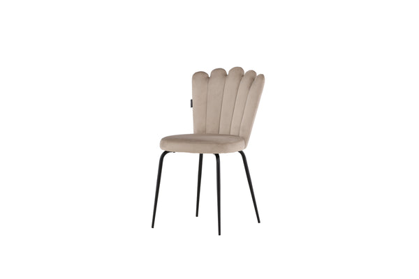Matstolar LIMHAMN Sammet 82x44x42cm Beige-2st