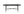 Soffbord PUEBLO MDF 60x120cm-Svart