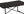 Soffbord PRYOR 70x110cm-MDF Svart