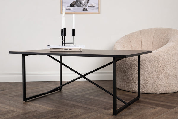 Soffbord PRYOR 70x110cm-MDF Svart