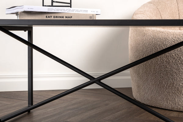 Soffbord PRYOR 70x110cm-MDF Svart